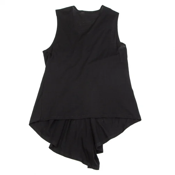 イッセイミヤケ フェットISSEY MIYAKE FETE ビーズ装飾変形タンクトップ 黒2 K-103444_011