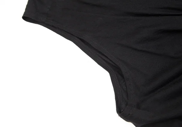 イッセイミヤケ フェットISSEY MIYAKE FETE ビーズ装飾変形タンクトップ 黒2 K-103444_005