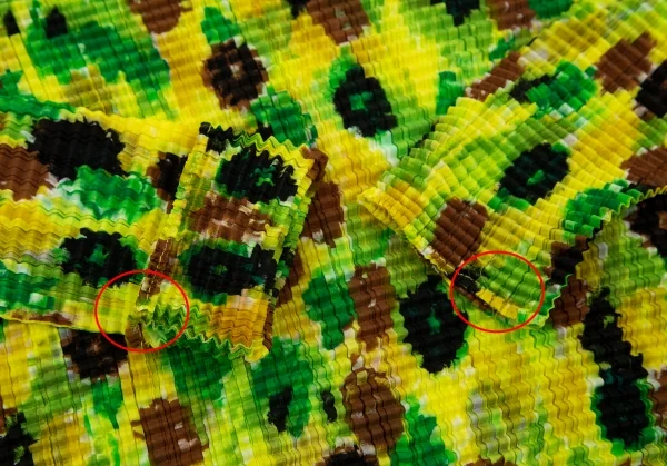 ISSEY MIYAKE Pleats Flower Printed High Neck Top K-103451_005