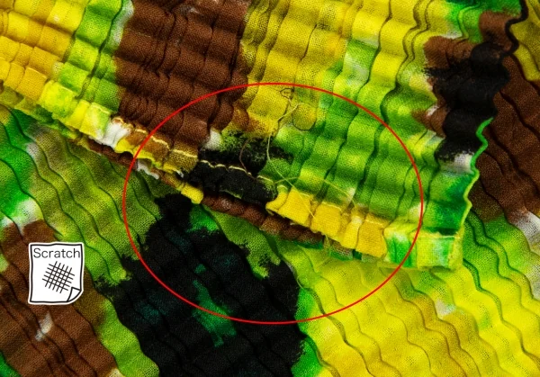 ISSEY MIYAKE Pleats Flower Printed High Neck Top K-103451_006