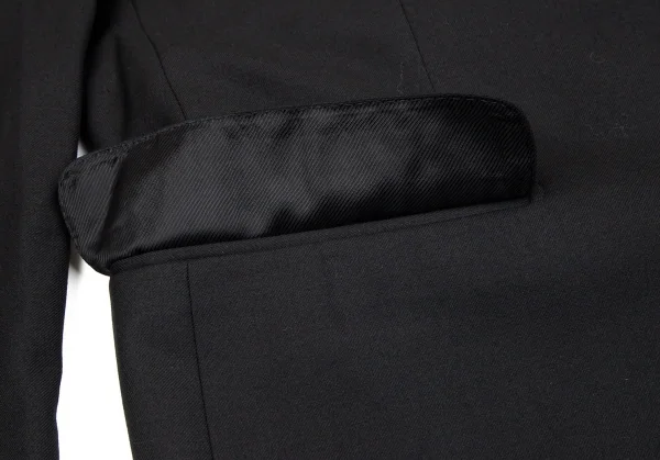 エルメネジルドゼニア ス ミズーラErmenegildo Zegna SU MISURA ウール3Bジャケット 黒XL位 K-103474_012