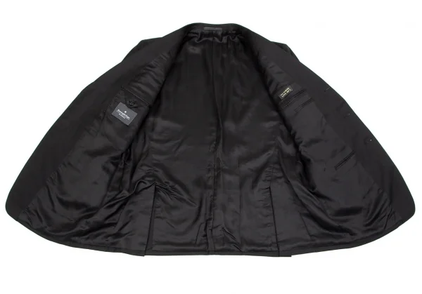 エルメネジルドゼニア ス ミズーラErmenegildo Zegna SU MISURA ウール3Bジャケット 黒XL位 K-103474_013