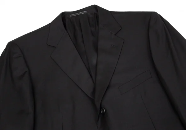 エルメネジルドゼニア ス ミズーラErmenegildo Zegna SU MISURA ウール3Bジャケット 黒XL位 K-103474_002