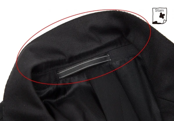 エルメネジルドゼニア ス ミズーラErmenegildo Zegna SU MISURA ウール3Bジャケット 黒XL位 K-103474_004