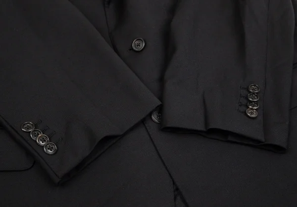 エルメネジルドゼニア ス ミズーラErmenegildo Zegna SU MISURA ウール3Bジャケット 黒XL位 K-103474_009