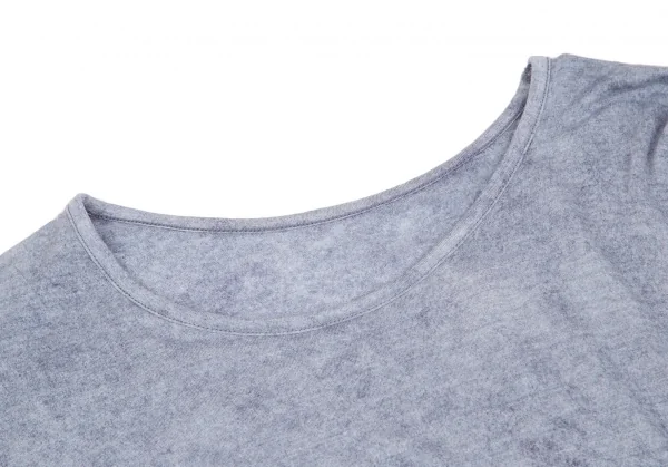 ワイズY's ウールピグメントダイニットソー 青2 K-103509_004