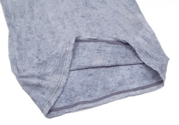 ワイズY's ウールピグメントダイニットソー 青2 K-103509_008