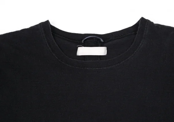 ジュンハシモトjunhashimoto コットン後ろ切替デザイン半袖Tシャツ 黒4 K-103535_004