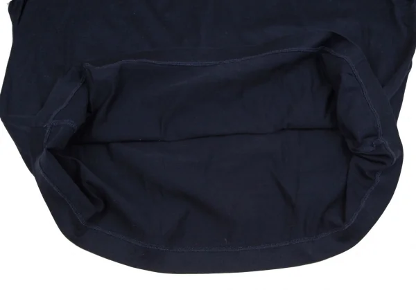 ルーチョバノッティLUCIO VANOTTI 衿二重デザイン半袖Tシャツ 紺白4 K-103536_006