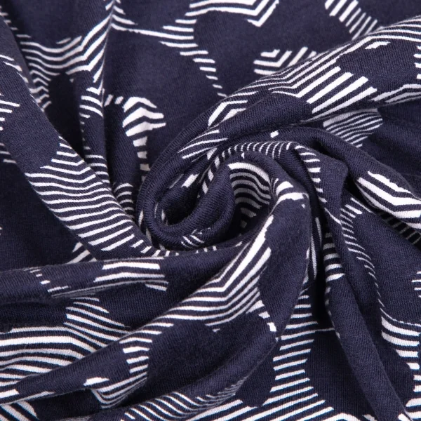 ニールバレットNeil Barrett ボーダーレオパード半袖Tシャツ 紫白M K-103537_009