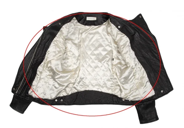 イザベルマランエトワールISABEL MARANT ETOILE レザーノーカラーライダースジャケット 黒38 K-103544_012