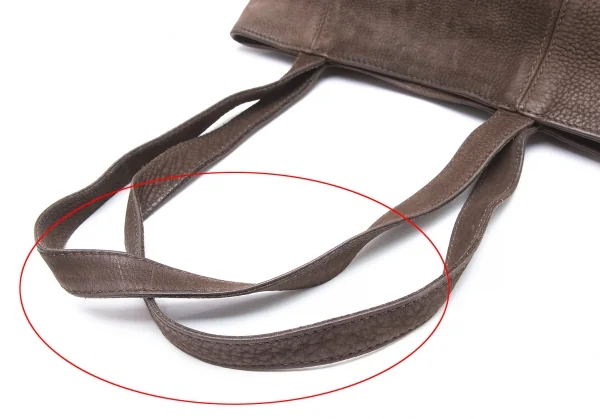 コーチCOACH シュリンクレザートートバッグ 焦げ茶 K-103579_010