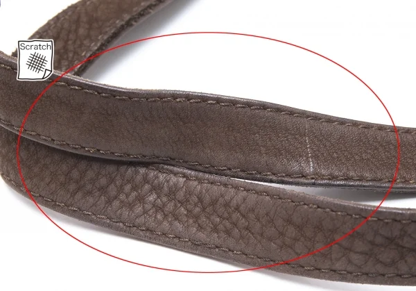 コーチCOACH シュリンクレザートートバッグ 焦げ茶 K-103579_011