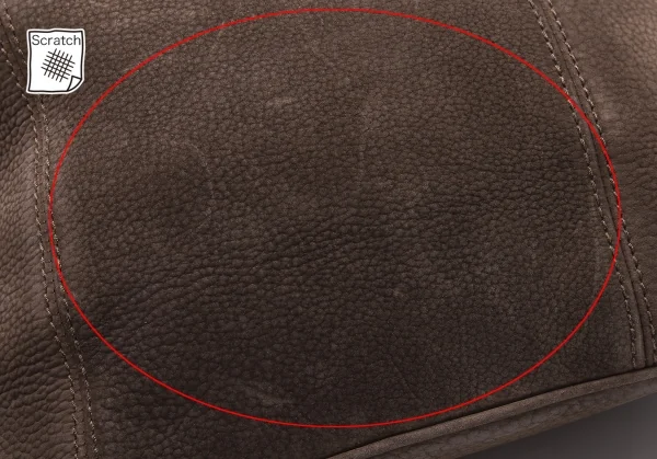 コーチCOACH シュリンクレザートートバッグ 焦げ茶 K-103579_003