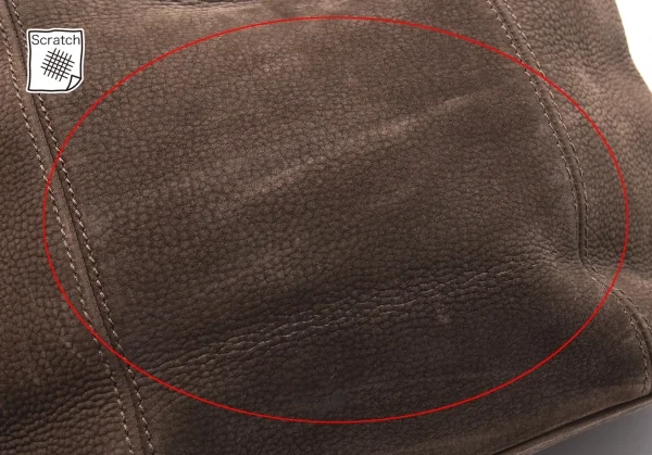 コーチCOACH シュリンクレザートートバッグ 焦げ茶 K-103579_006