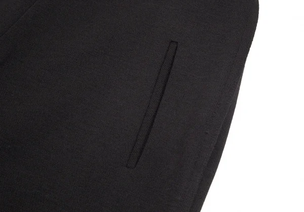 ソニアリキエルSONIA RYKIEL ウールロゴ金ボタンサイドジップワイドパンツ 黒40 K-103580_006