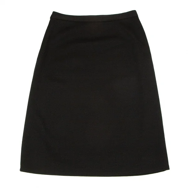 ソニアリキエルSONIA RYKIEL ウール台形スカート 黒38 K-103585_002