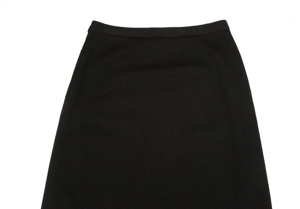 ソニアリキエルSONIA RYKIEL ウール台形スカート 黒38 K-103585_003
