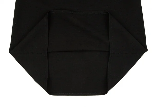 ソニアリキエルSONIA RYKIEL ウール台形スカート 黒38 K-103585_009