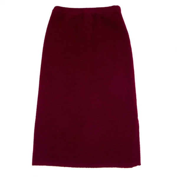 ヴァレンチノVALENTINO GARAVANI ウールノーカラーボタンレスニットセットアップ エンジ42 K-103592_011