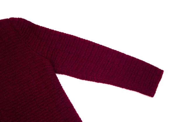 ヴァレンチノVALENTINO GARAVANI ウールノーカラーボタンレスニットセットアップ エンジ42 K-103592_004