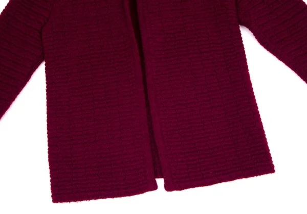 ヴァレンチノVALENTINO GARAVANI ウールノーカラーボタンレスニットセットアップ エンジ42 K-103592_006