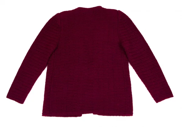 ヴァレンチノVALENTINO GARAVANI ウールノーカラーボタンレスニットセットアップ エンジ42 K-103592_008