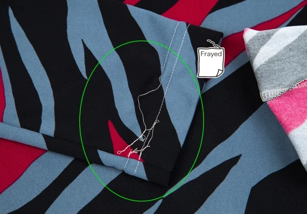 タケシコウサカバイ ワイズ ピンクレーベルTAKESHI KOSAKA by Y's Pink Label ポリストレッチゼブラハイネックトップス 水色黒2 K-103600_007