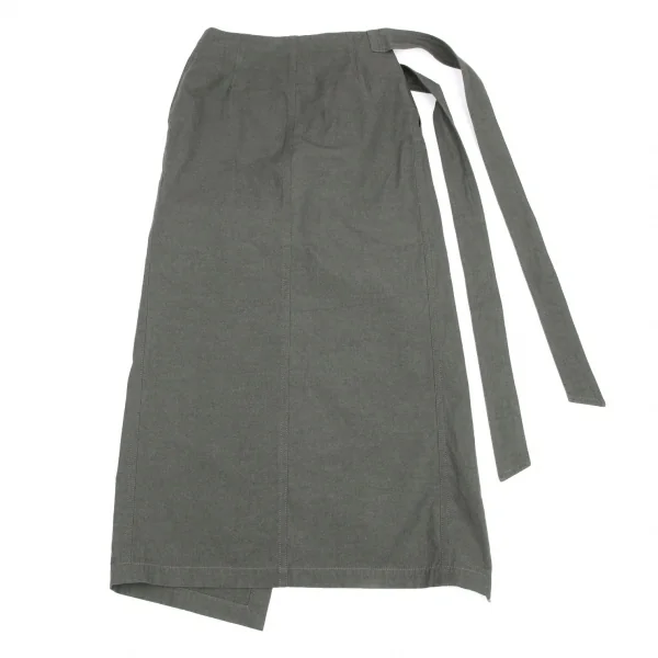 タケシコウサカバイ ワイズ ピンクレーベルTAKESHI KOSAKA by Y's Pink Label ミリタリーショートパンツラップスカート カーキ1 K-103602_010