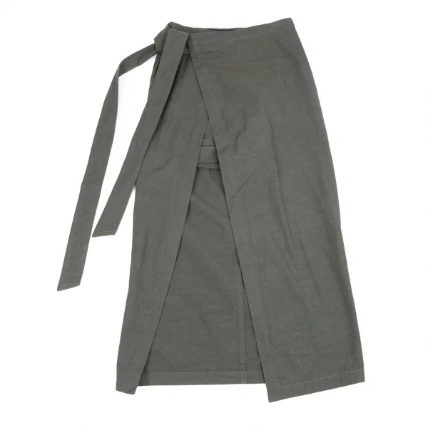 タケシコウサカバイ ワイズ ピンクレーベルTAKESHI KOSAKA by Y's Pink Label ミリタリーショートパンツラップスカート カーキ1 K-103602_003