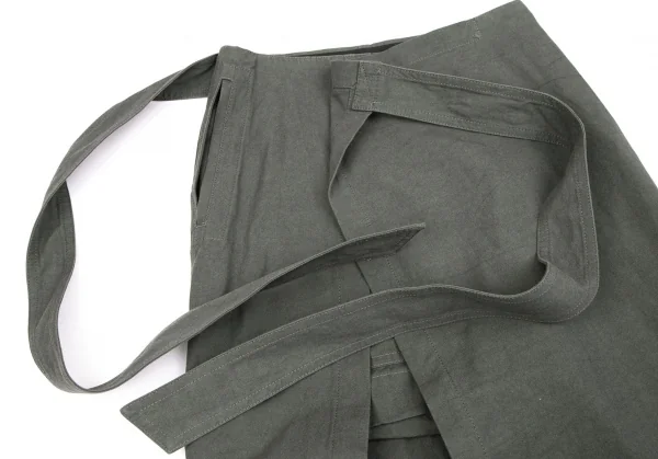 タケシコウサカバイ ワイズ ピンクレーベルTAKESHI KOSAKA by Y's Pink Label ミリタリーショートパンツラップスカート カーキ1 K-103602_004