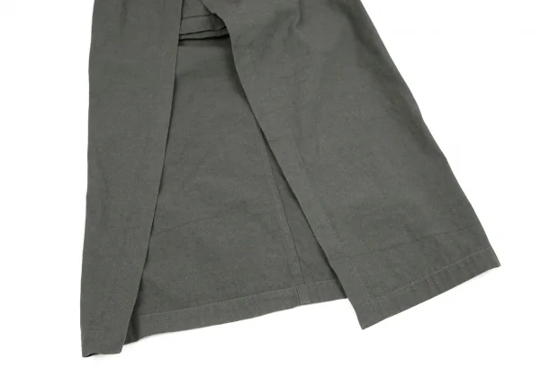 タケシコウサカバイ ワイズ ピンクレーベルTAKESHI KOSAKA by Y's Pink Label ミリタリーショートパンツラップスカート カーキ1 K-103602_006