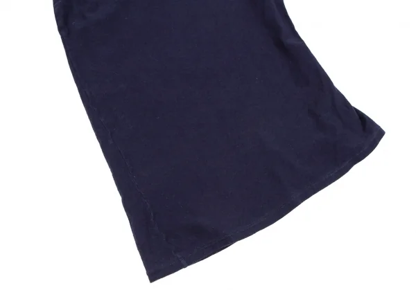 アツロウタヤマA/T アシンメトリーデザインタートルネックストレッチノースリーブ 紺M位 K-103637_007