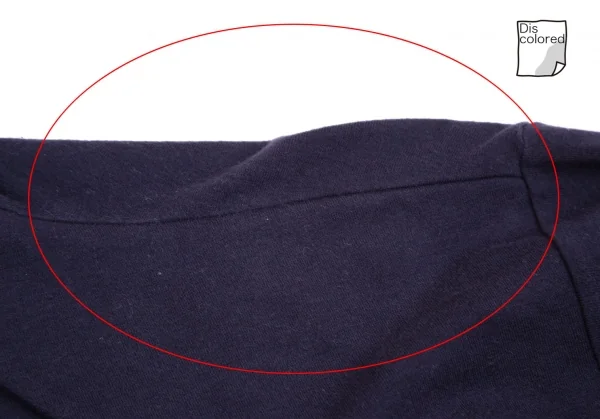 ジジリgigli コットン裾デザインボタンレスストレッチショートカーディガン 紺38(M) K-103640_005