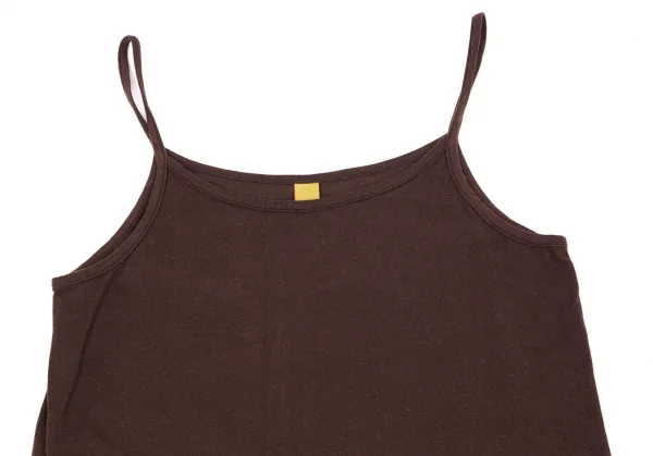 ジジリgigli コットンキャミソールロングワンピース 茶38(M) K-103641_003