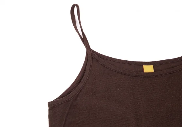 ジジリgigli コットンキャミソールロングワンピース 茶38(M) K-103641_004