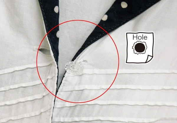 COMME des GARCONS Dot Switching Shirt K-103657_004