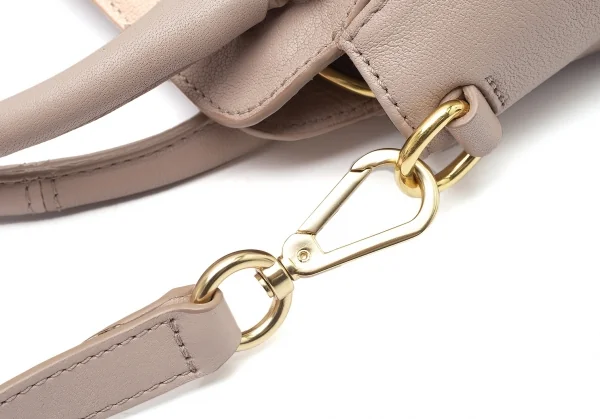 シーバイクロエSee By Chloe ミヤMIYA S レザー2wayミニバッグ グレージュ K-103663_010