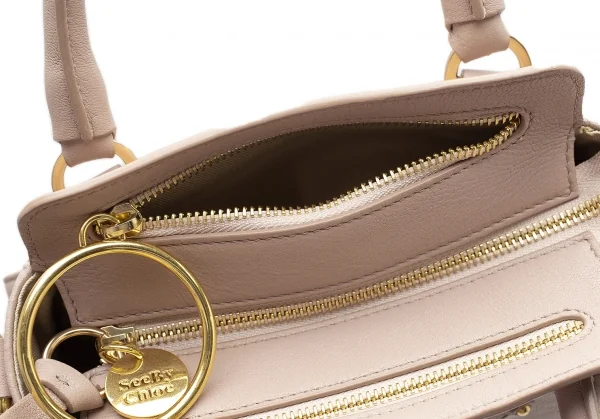 シーバイクロエSee By Chloe ミヤMIYA S レザー2wayミニバッグ グレージュ K-103663_014