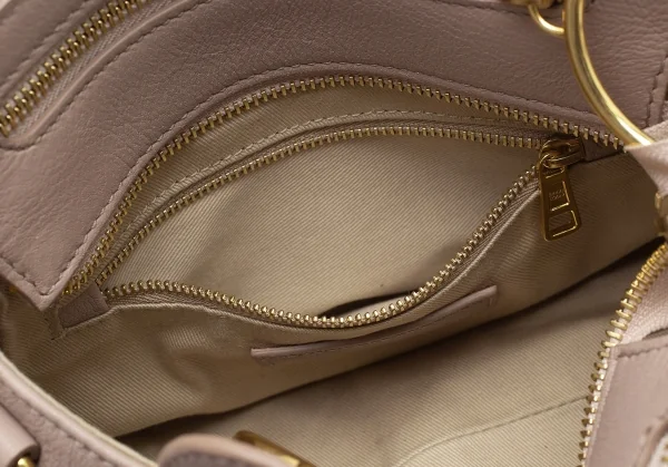 シーバイクロエSee By Chloe ミヤMIYA S レザー2wayミニバッグ グレージュ K-103663_017