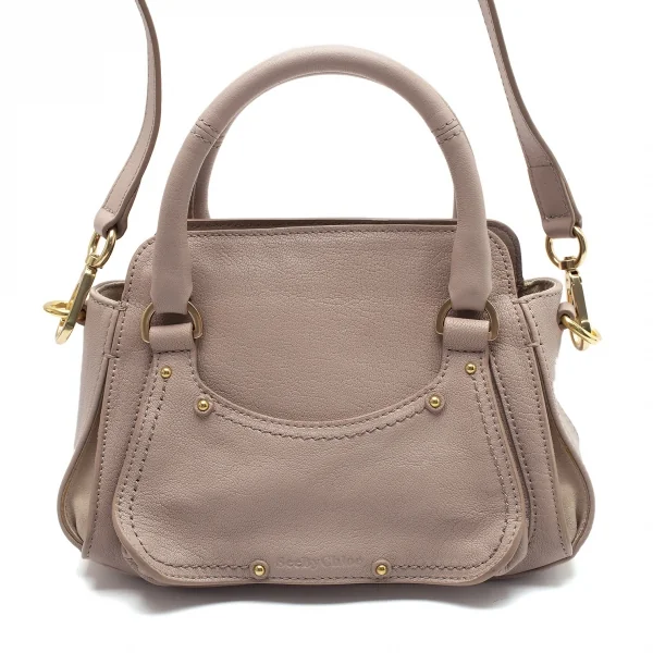 シーバイクロエSee By Chloe ミヤMIYA S レザー2wayミニバッグ グレージュ K-103663_002