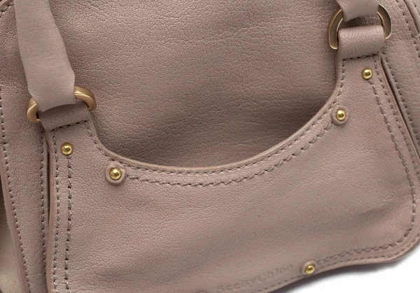 シーバイクロエSee By Chloe ミヤMIYA S レザー2wayミニバッグ グレージュ K-103663_003
