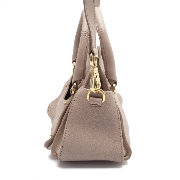 シーバイクロエSee By Chloe ミヤMIYA S レザー2wayミニバッグ グレージュ K-103663_005