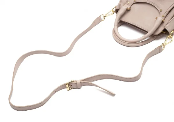 シーバイクロエSee By Chloe ミヤMIYA S レザー2wayミニバッグ グレージュ K-103663_008