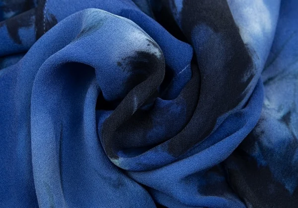 Yohji Yamamoto NOIR Silk Flower Side Drape Skirt K-103675_016