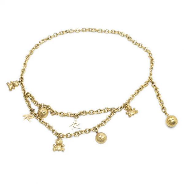 アンスクリプションリキエルINSCRIPTION RYKIEL メッキチェーンベルト ゴールド K-103704_001