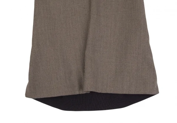 マルタンマルジェラMartin Margiela 14 パピートゥース切替ニットベスト 茶黒48 K-103720_005