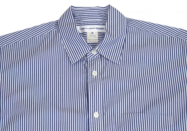 COMME des GARCONS SHIRT Stripe Short Sleeve Shirt K-103726_002