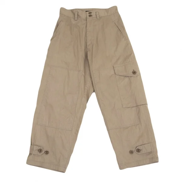 ワイズY's コットンナイロンファティーグパンツ モカ1 K-103744_001