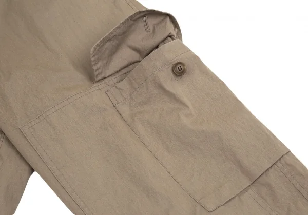 ワイズY's コットンナイロンファティーグパンツ モカ1 K-103744_011